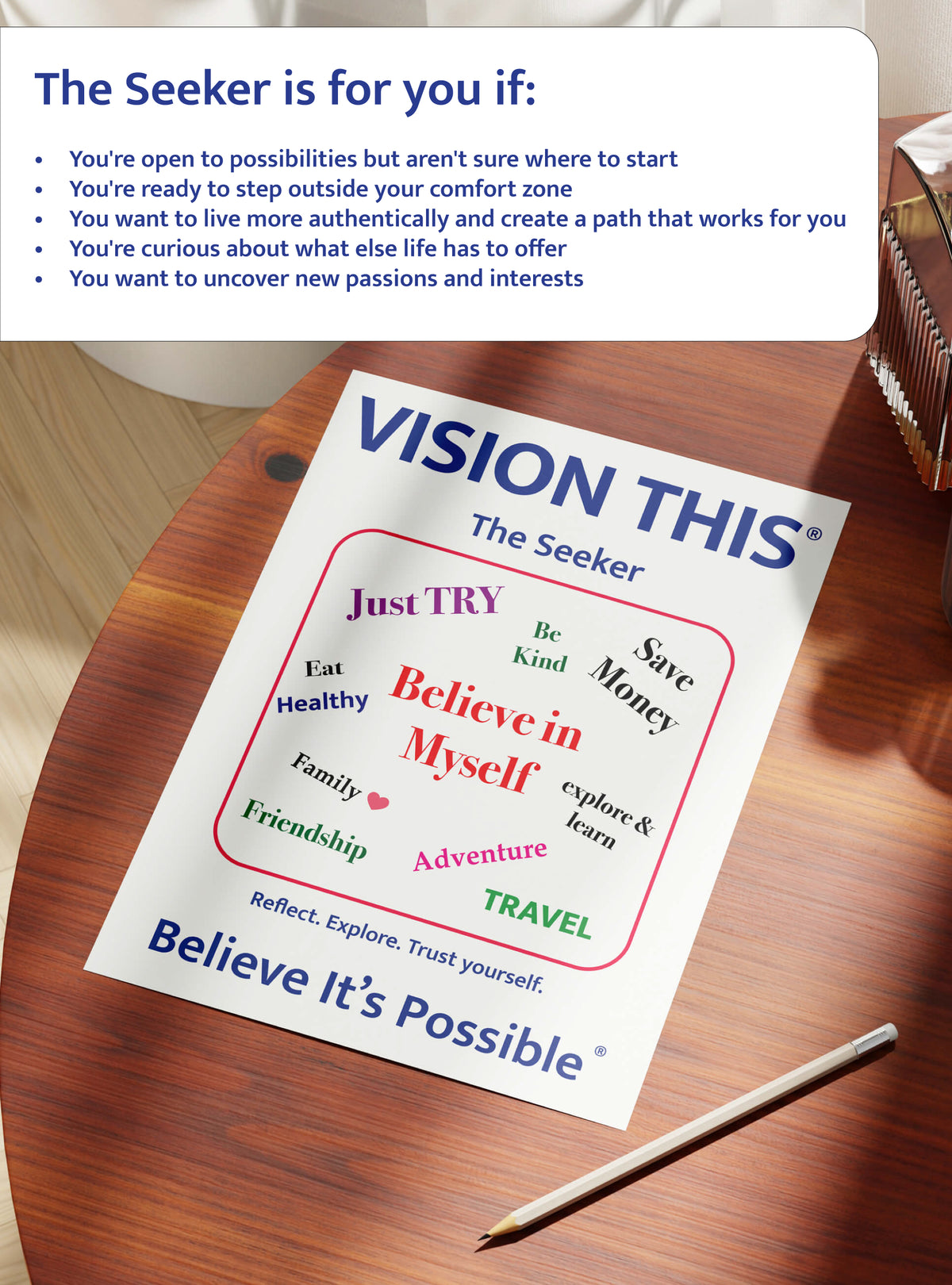 The Seeker Vision Board Kit
